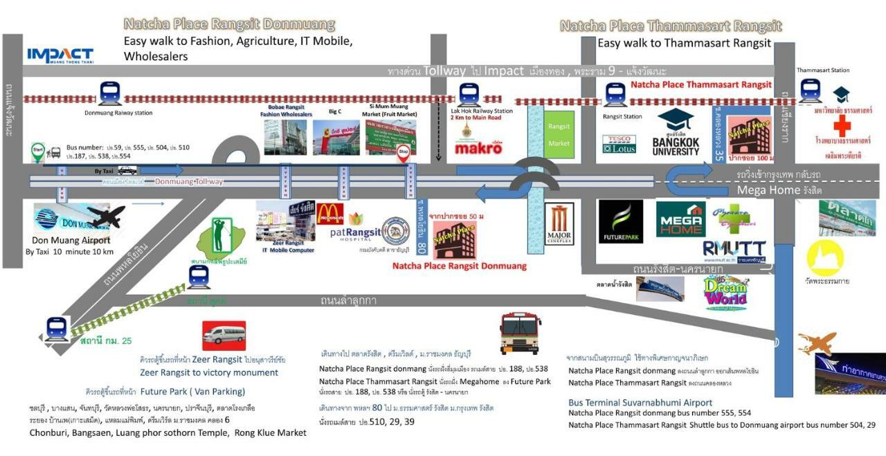 בנגקוק Natcha Place Thammasat Rangsit מראה חיצוני תמונה